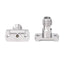 1.0mm Female Solderless PCB Connector with 2 Hole Flange for Microstrip |  DC - 110GHz
