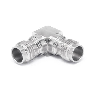 1.85mm Female to 1.85mm Female Right Angle Precision Adapter | 10MHz to 67 GHz