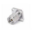 2.4mm Male Connector Field Replaceable with 4 Hole Flange,  DC - 50GHz