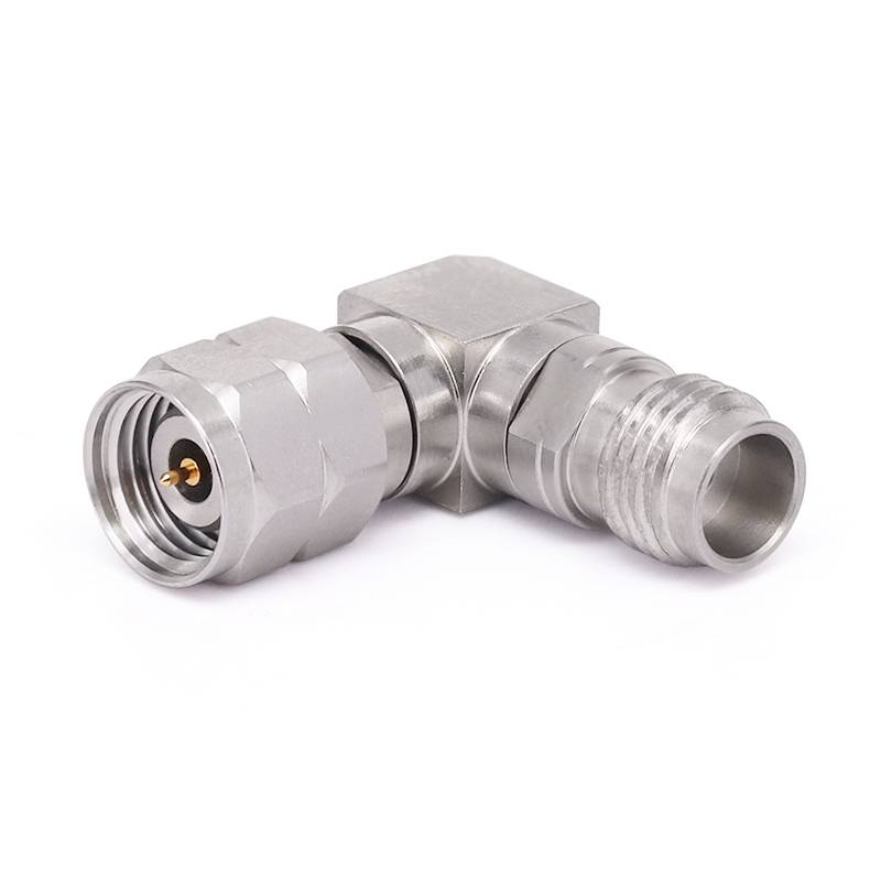 2.4mm Male to 2.4mm Female Adapter with Right Angle, DC - 50GHz