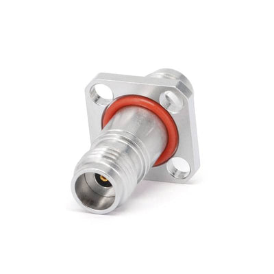 2.4mm Female to 2.4mm Female Adapter with 4 Hole Flange, DC - 50GHz