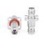 2.4mm Female to 2.4mm Female Adapter with 4 Hole Flange, DC - 50GHz