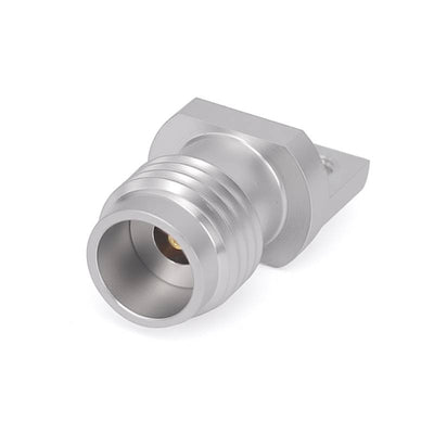 2.4mm End Launch Solderless Connector | 2 Hole Flange | Hole Spacing 5mm | Pin 0.26mm | DC-50GHz