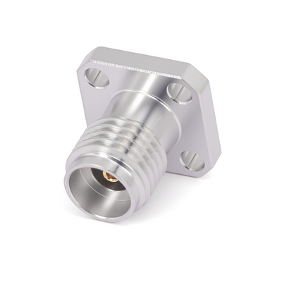 2.92mm Female to GPPO(Mini-SMP) Female RF Adapter | 4 Hole Flange Mout | DC-40GHz