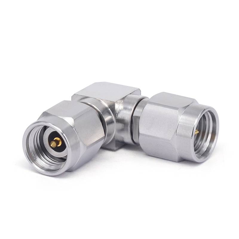 2.92mm Male to 2.92mm Male Adapter with Right Angle, DC - 40GHz