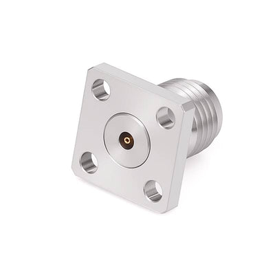 2.92 Female Field Replaceable Connector | 4 Hole Flange | Hole Spacing 6.35mm | Acceptable Pin Diameter 0.30mm | DC -40GHz