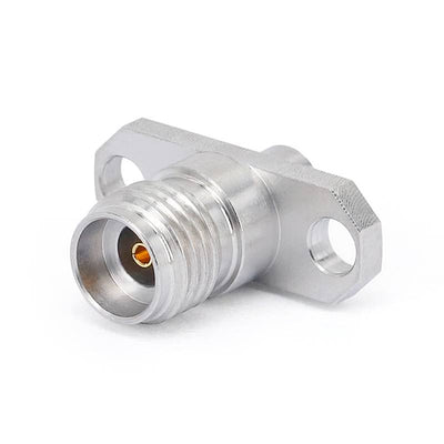2.92mm Female Connector with 2 Hole Flange, Through-plate Metal Diameter 4mm and Length 3mm, DC - 40GHz