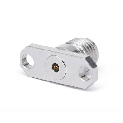 2.92mm Female Connector Field Replaceable with 2 Hole Flange, Hole Spacing 12.2mm, Acceptable Pin Diameter 0.3mm, DC - 40GHz