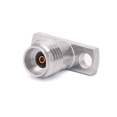 2.92mm Female Connector Field Replaceable with 2 Hole Flange, Hole Spacing 10.2mm, Acceptable Pin Diameter 0.23mm, DC - 40GHz