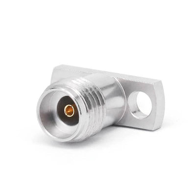 2.92mm Female Connector with 2 Hole Flange, Hole Spacing 8.6mm, Through-plate Metal Diameter 1.67mm and Length 3mm, DC - 40GHz