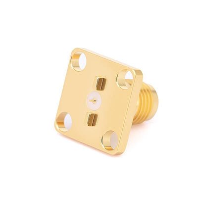 2.92mm Female Connector with 4-hole Flange ｜ Hole Spacing 8.6mm ｜ DC-40GHz | PCB End Launch Connector