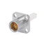 BMA Female Connector with 4 Holes Flange | Hole Spacing 8.64mm | Through-plate PTFE Diameter 4.06mm and Length 15mm | DC - 18GHz