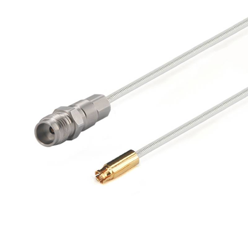 1.85mm Female to G3PO (SMPS) Female Cable Using .047" Series Semi-flexible Coax, DC - 67GHz