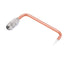 1.85mm Female to Trimmed Lead Cable Assembly | .086" Semi-Rigid GUT-085 (Copper) Coax Cable | DC - 67GHz