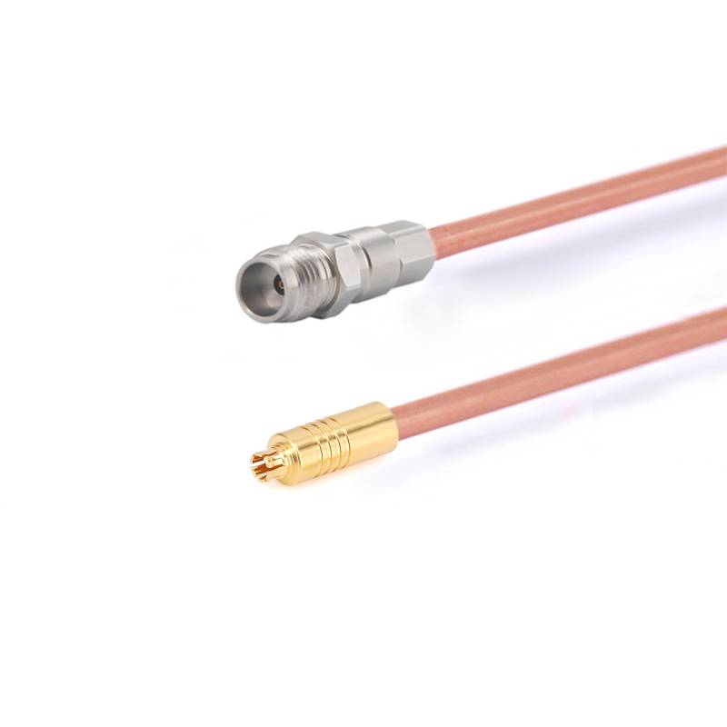 1.85mm Female to G3PO(SMPS) Female Cable Assembly | .086" Semi-Rigid GUT-085 (Copper) Coax Cable | DC - 67GHz
