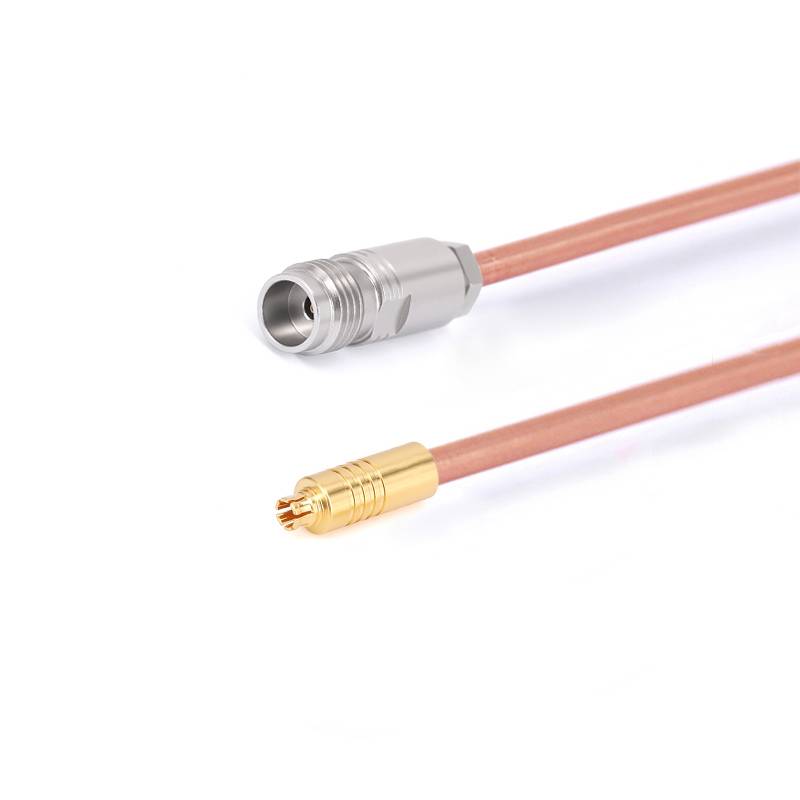 1.85mm Female to G3PO(SMPS) Female Cable Assembly | .086" Semi-Rigid GUT-085 (Copper) Coax Cable | DC - 67GHz