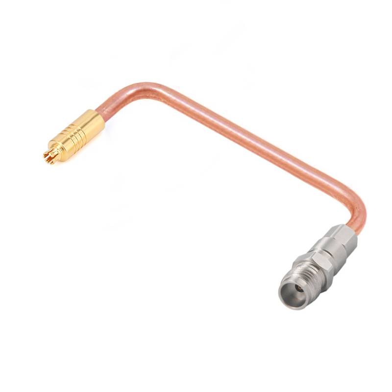 1.85mm Female to G3PO(SMPS) Female Cable Assembly | .086" Semi-Rigid GUT-085 (Copper) Coax Cable | DC - 67GHz
