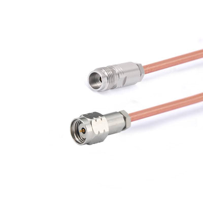 1.85mm Male to 1.85mm Female Cable Assembly | .086" Semi-Rigid GUT-085 (Copper) Coax Cable | DC - 67GHz