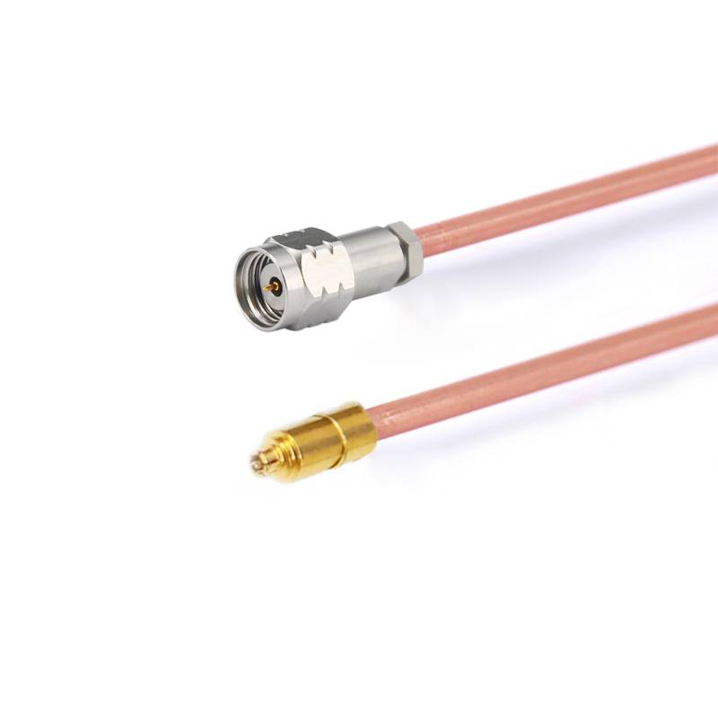 185mm Male To G3po Smps Female Cable Using 086 Semi Rigid Coax D Flexi Rf Inc 1368