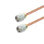 2.4mm Male to 2.4mm Male Cable Assembly | .086" Semi-Rigid GUT-085 (Copper) Coax Cable  | DC - 50GHz
