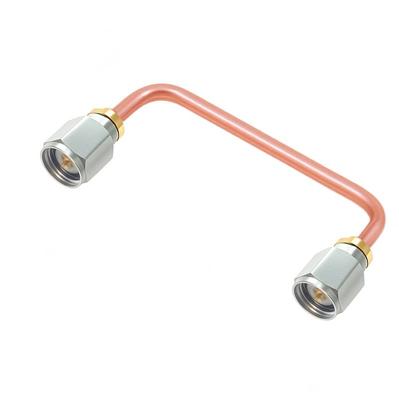 2.4mm Male to 2.4mm Male Cable Assembly | .086" Semi-Rigid GUT-085 (Copper) Coax Cable  | DC - 50GHz