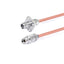 2.92mm Female to 2.92mm 4 Hole Flange Female Cable Assembly | .086" Semi-Rigid GUT-085 (Copper) Coax Cable | DC - 40GHz