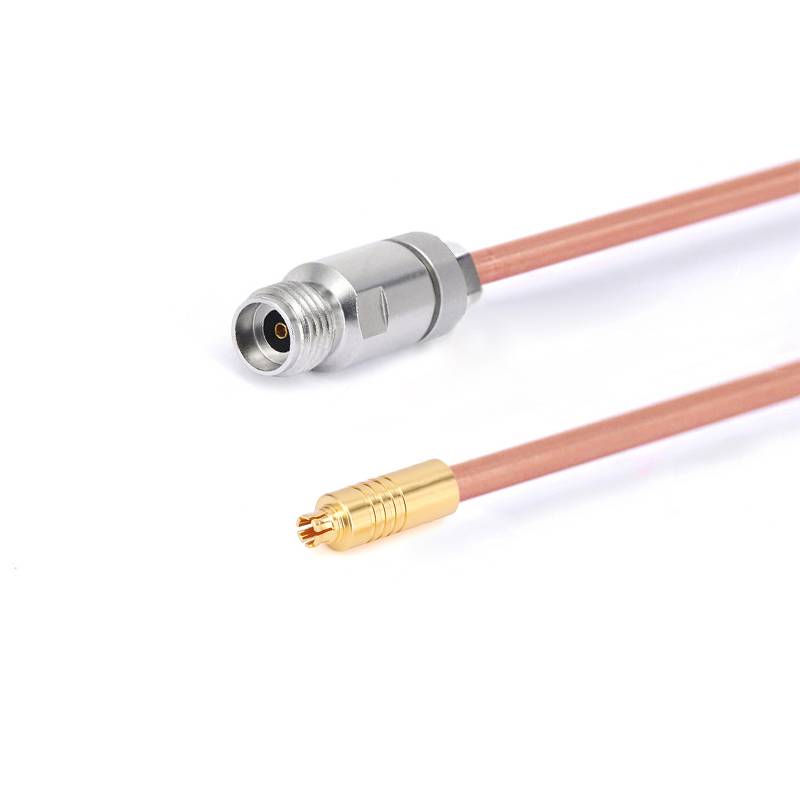 2.92mm Female to G3PO(SMPS) Female Cable Assembly | .086" Semi-Rigid GUT-085 (Copper) Coax Cable | DC - 40GHz