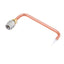 2.92mm Female to Trimmed Lead Cable Assembly | .086" Semi-Rigid GUT-085 (Copper) Coax Cable | DC - 40GHz