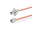 2.92mm Male to 2.92mm 4 Hole Flange Female Cable Assembly | .086" Semi-Rigid GUT-085 (Copper) Coax Cable | DC - 40GHz