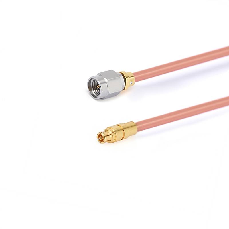2.92mm Male to GPPO (mini-SMP) Female Cable Assembly | .086" Semi-Rigid GUT-085 (Copper) Coax Cable  | DC - 40GHz