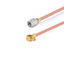 2.92mm Male to GPPO (mini-SMP) Right Angle Female Cable Assembly | .086" Semi-Rigid GUT-085 (Copper) Coax Cable  | DC - 40GHz