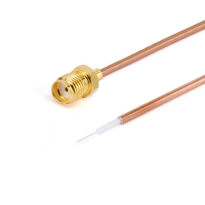 SMA Female to Trimmed Lead Cable Using .086 Semi-rigid Coax cable, DC-18GHz