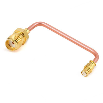 SMA Female to GPO (SMP) Female Cable Assembly | .086" Semi-Rigid GUT-085 (Copper) Coax Cable  | DC - 18GHz