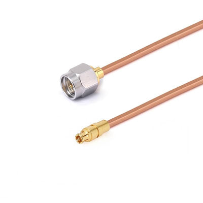 SMA Male to GPPO (mini-SMP) Female Cable Assembly | .086" Semi-Rigid GUT-085 (Copper) Coax Cable  | DC - 18GHz