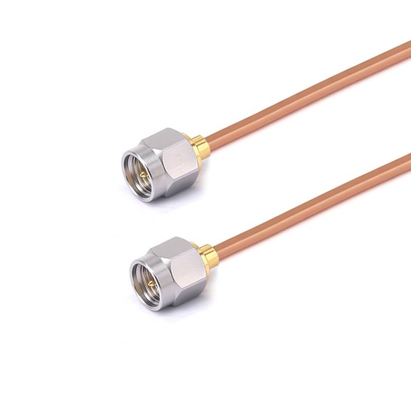 SMA Male to SMA Male Cable Assembly | .086" Semi-Rigid GUT-085 (Copper) Coax Cable  | DC - 18GHz