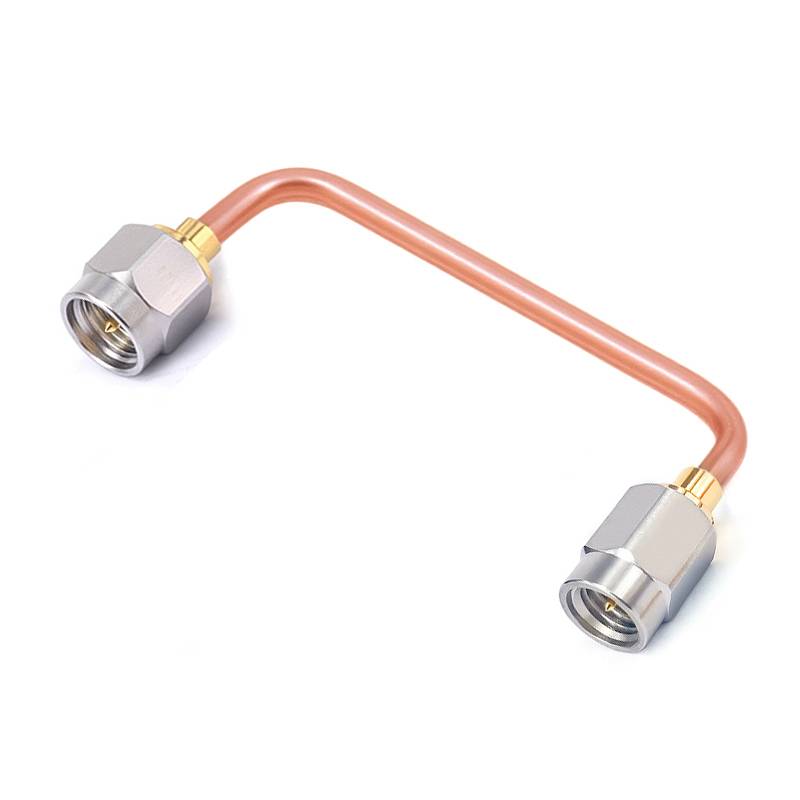 SMA Male to SSMA Male Cable Assembly | .086" Semi-Rigid GUT-085 (Copper) Coax Cable  | DC - 18GHz