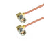 SMA Right Angle Male to SMA Right Angle Male Cable Assembly | .086" Semi-Rigid GUT-085 (Copper) Coax Cable  | DC - 6GHz