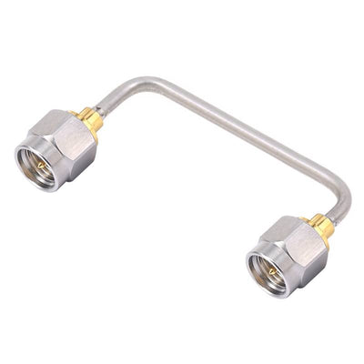 SMA Male to SMA Male Cable Using .086" Semi-rigid Stainless Steel Coax, DC - 26.5GHz, Cryogenic