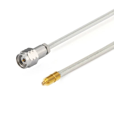 1.85mm Male to G3PO (SMPS) Female Cable Using .086" Semi-flexible Coax, DC - 67GHz