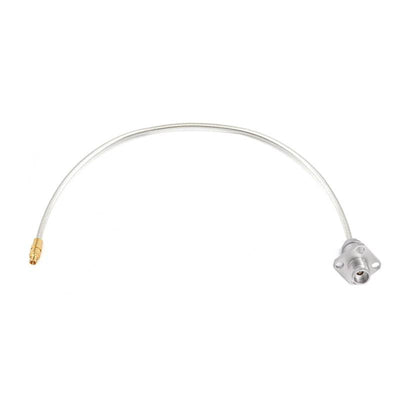 2.4mm 4 Hole Flange Female to GPPO(Mini-SMP) Female Cable Assembly | .086" Semi-Flexible Coax Cable Without FEP Jacket | DC - 50GHz