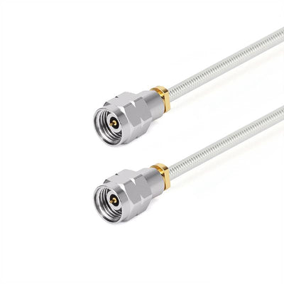 2.4mm Male to 2.4mm Male Cable Assembly | .086" Semi-Flexible Coax Cable Without FEP Jacket | DC - 50GHz