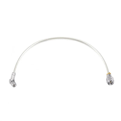 2.4mm Male to 2.4mm Right Angle Male Cable Assembly | .086" Semi-Flexible Coax Cable Without FEP Jacket | DC - 50GHz