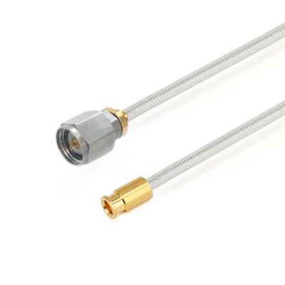 2.4mm Male to MMPX Female Cable Using .086" Semi-flexible Coax, DC - 50GHz