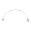 2.92mm 4 Hole Flange Female to GPPO(Mini-SMP) Right Angle Female Cable Assembly | .086" Semi-Flexible Coax Cable Without FEP Jacket | DC - 40GHz