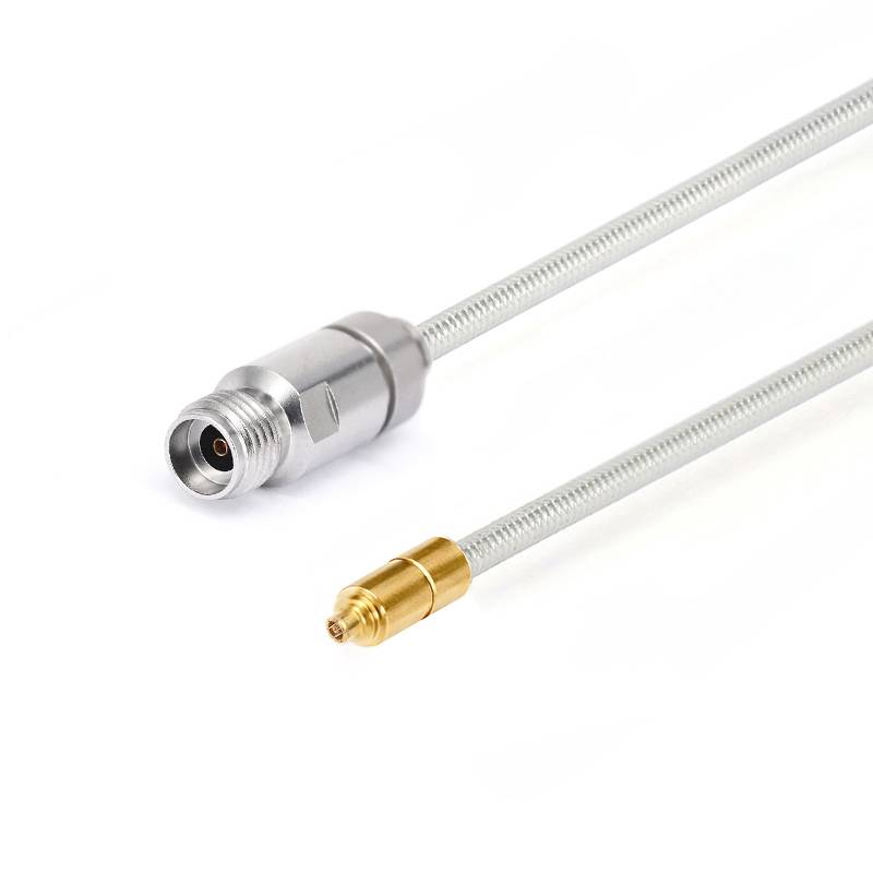 2.92mm Female to G3PO(SMPS) Female Cable Assembly | .086" Semi-Flexible Coax Cable Without FEP Jacket | DC - 40GHz