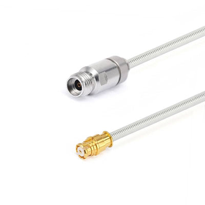 2.92mm Female to GPO(SMP) Female Cable Assembly | .086" Semi-Flexible Coax Cable Without FEP Jacket | DC - 40GHz