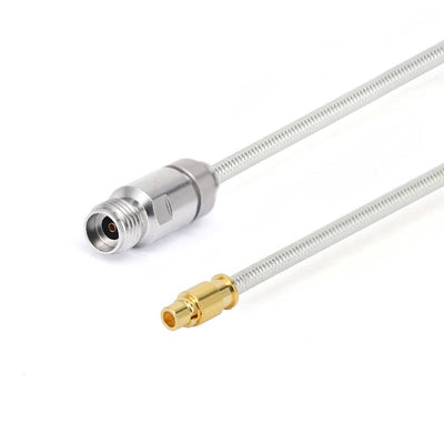 2.92mm Female to MMPX Male Cable Assembly | .086" Semi-Flexible Coax Cable Without FEP Jacket | DC - 40GHz