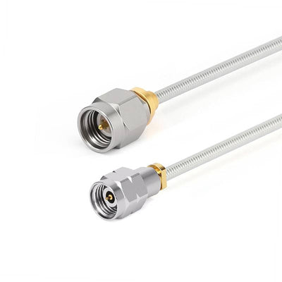 2.92mm Male to 2.4mm Male Cable Assembly | .086" Semi-Flexible Coax Cable Without FEP Jacket | DC - 40GHz