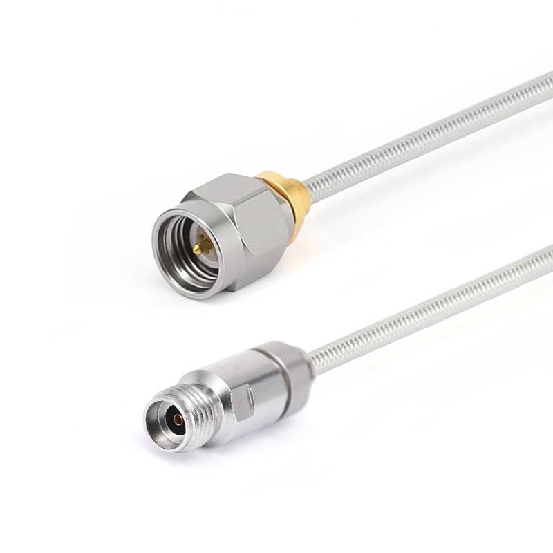 2.92mm Male to 2.92mm Female Cable Assembly | .086" Semi-Flexible Coax Cable Without FEP Jacket | DC - 40GHz