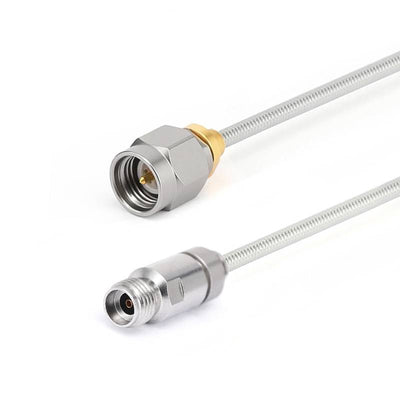 2.92mm Male to 2.92mm Female Cable Assembly | .086" Semi-Flexible Coax Cable Without FEP Jacket | DC - 40GHz